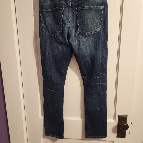 Citizens of Humanity Corey Slouchy Slim Jeans, Distressed Wash, Size 26 - Picture 2 of 3